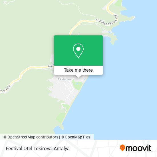 Festival Otel Tekirova map