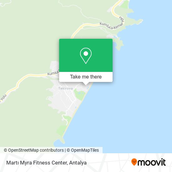 Martı Myra Fitness Center map