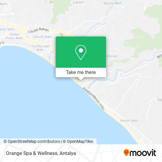 Orange Spa & Wellness map