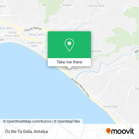 Öz Be-Ta Gıda map