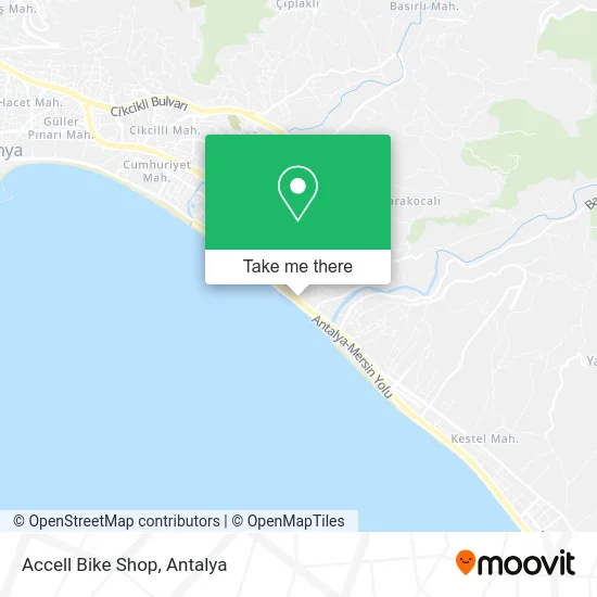 Accell Bike Shop map