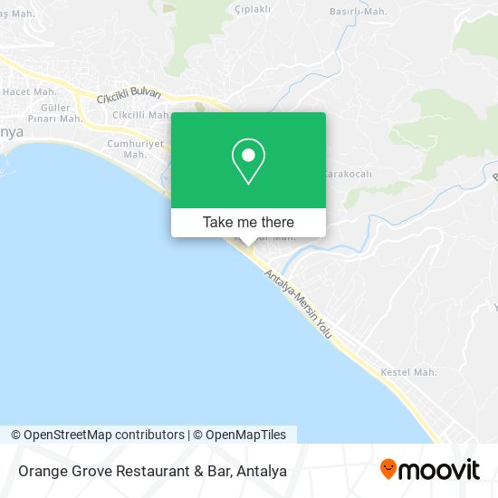 Orange Grove Restaurant & Bar map