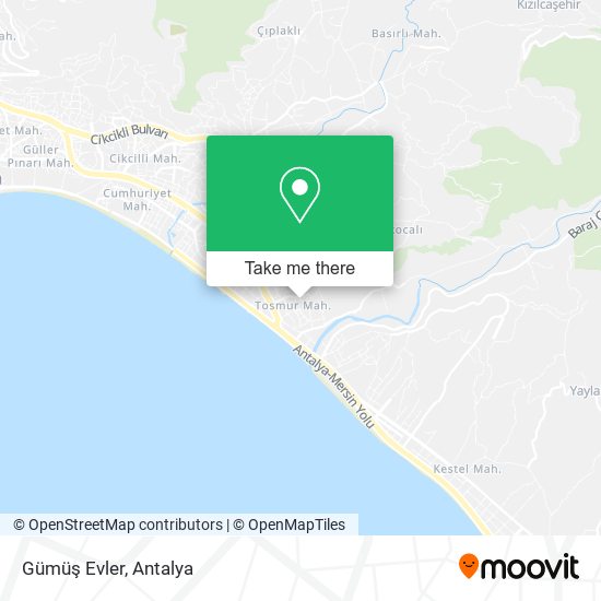 Gümüş Evler map