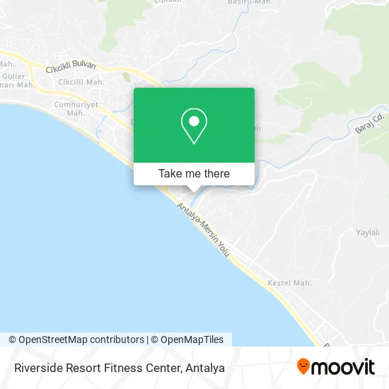 Riverside Resort Fitness Center map