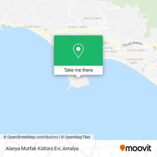 Alanya Mutfak Kültürü Evi map