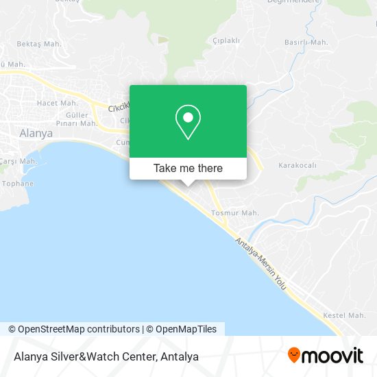 Alanya Silver&Watch Center map