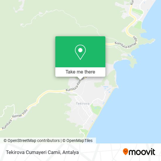 Tekirova Cumayeri Camii map