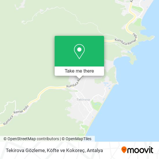Tekirova Gözleme, Köfte ve Kokoreç map