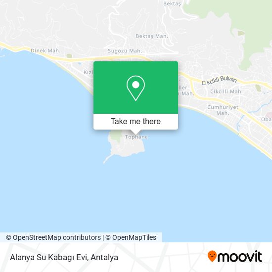 Alanya Su Kabagı Evi map