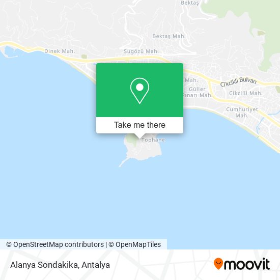 Alanya Sondakika map