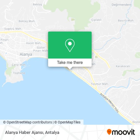 Alanya Haber Ajansı map