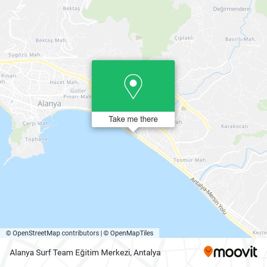 Alanya Surf Team Eğitim Merkezi map
