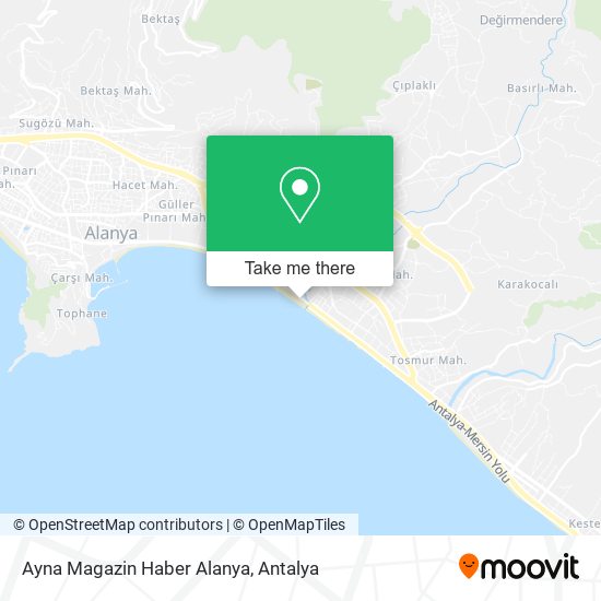 Ayna Magazin Haber Alanya map