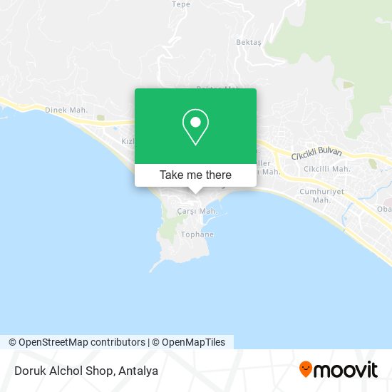 Doruk Alchol Shop map