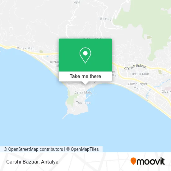 Carshı Bazaar map