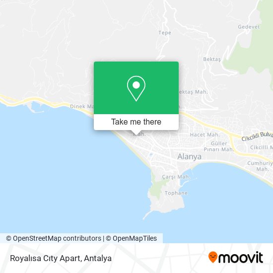 Royalısa Cıty Apart map