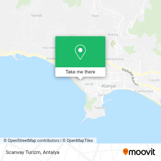 Scanvay Turizm map