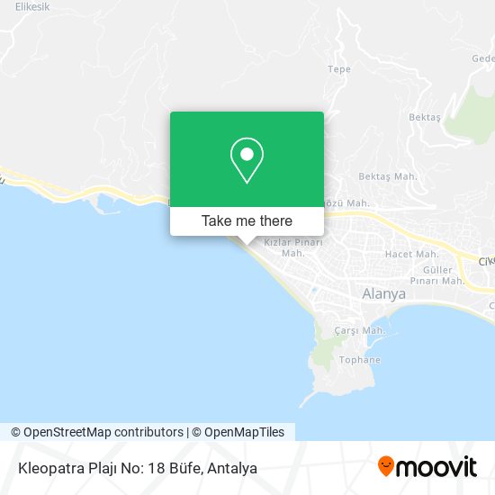 Kleopatra Plajı No: 18 Büfe map
