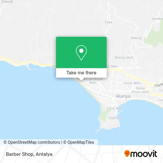 Barber Shop map