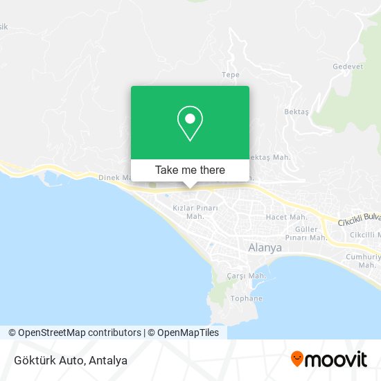 Göktürk Auto map