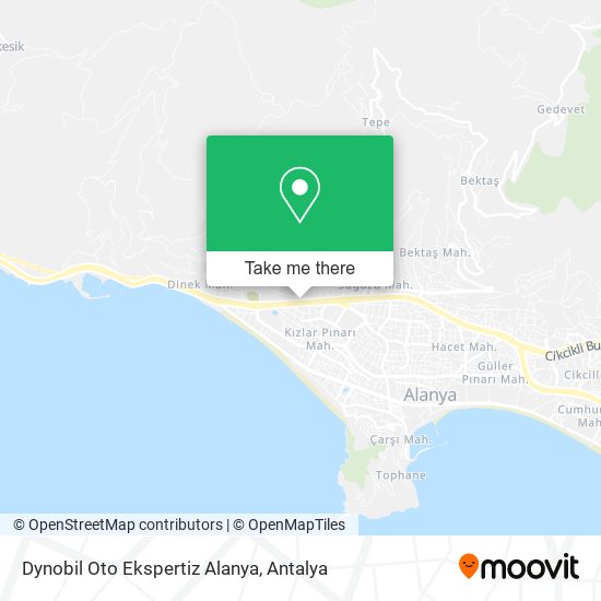 Dynobil Oto Ekspertiz Alanya map