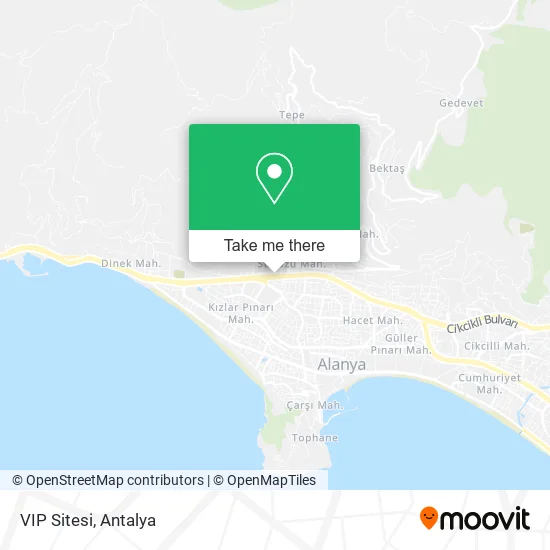 VIP Sitesi map