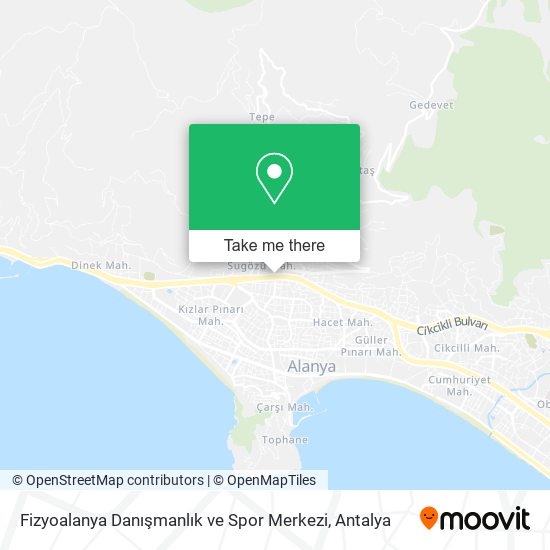 Fizyoalanya Danışmanlık ve Spor Merkezi map