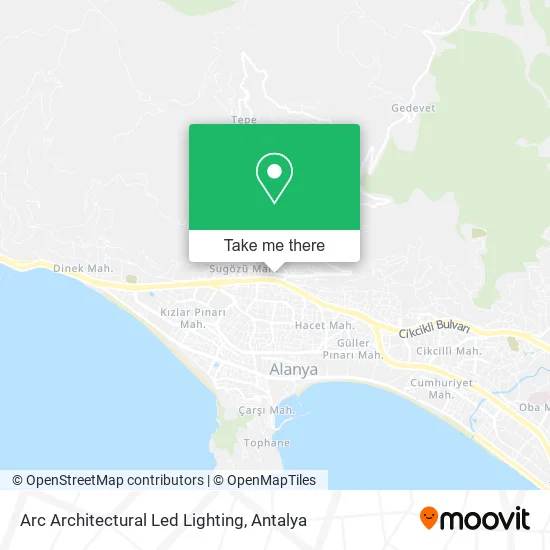 Arc Architectural Led Lighting map