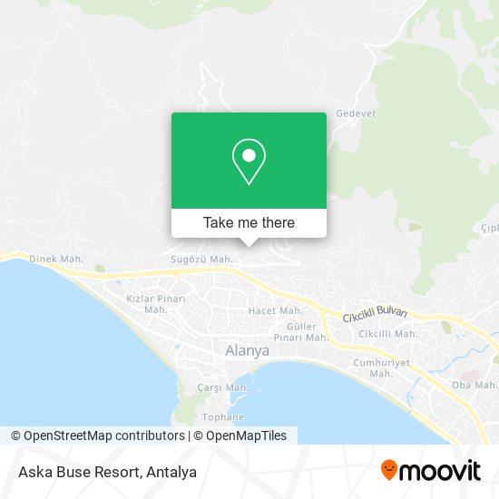 Aska Buse Resort map