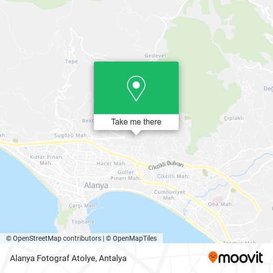 Alanya Fotograf Atolye map