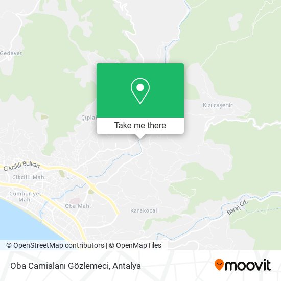 Oba Camialanı Gözlemeci map