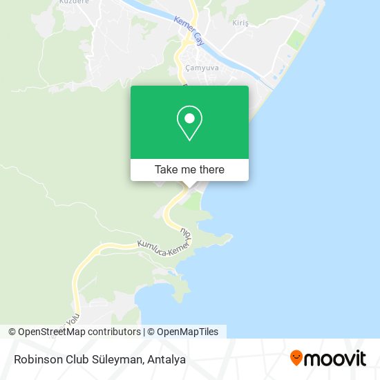 Robinson Club Süleyman map