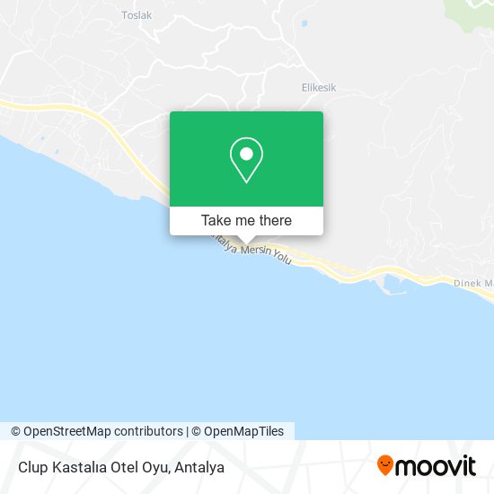 Clup Kastalıa Otel Oyu map