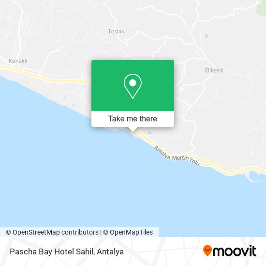 Pascha Bay Hotel Sahil map