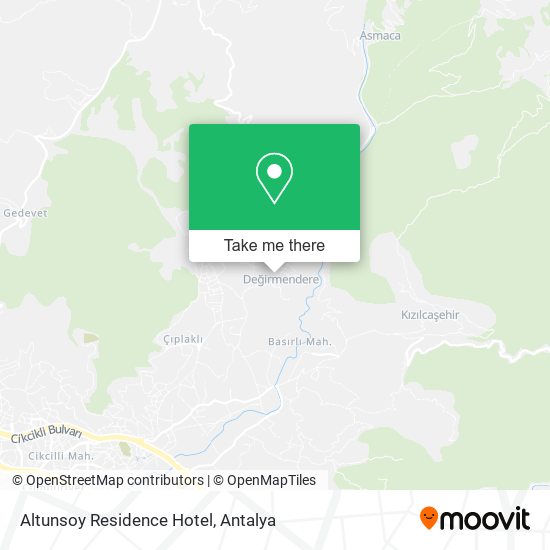 Altunsoy Residence Hotel map