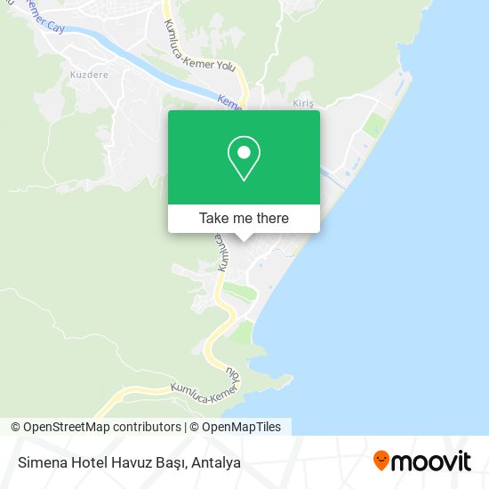 Simena Hotel Havuz Başı map