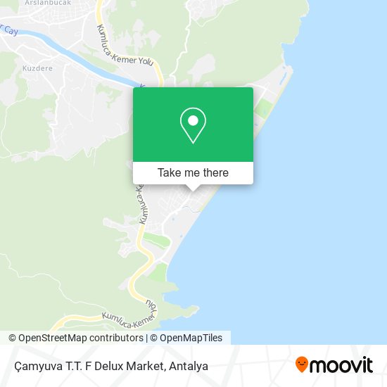 Çamyuva T.T. F Delux Market map