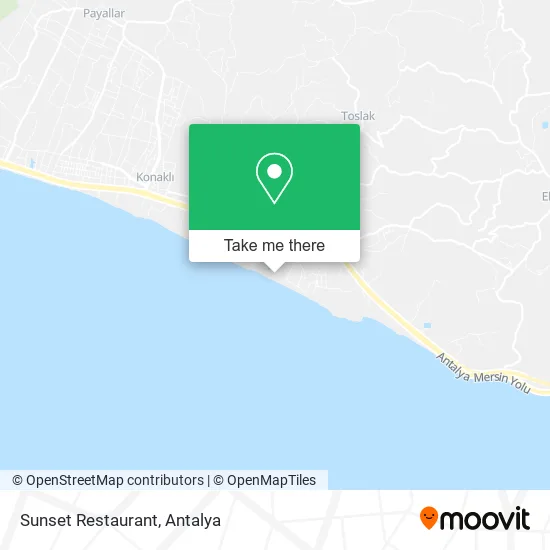 Sunset Restaurant map