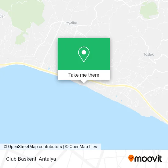 Club Baskent map