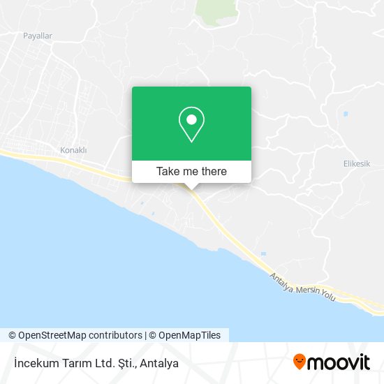 İncekum Tarım Ltd. Şti. map