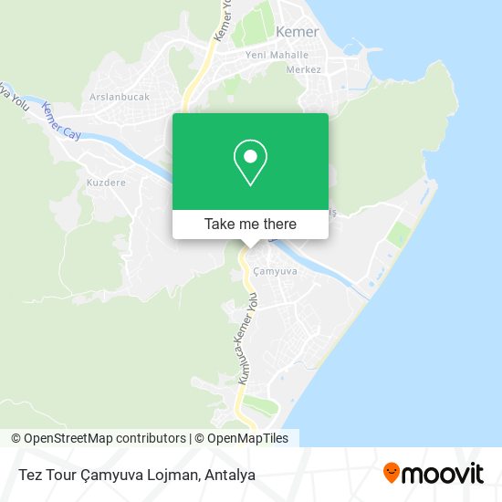 Tez Tour Çamyuva Lojman map