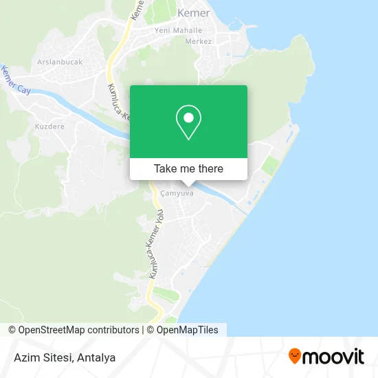 Azim Sitesi map