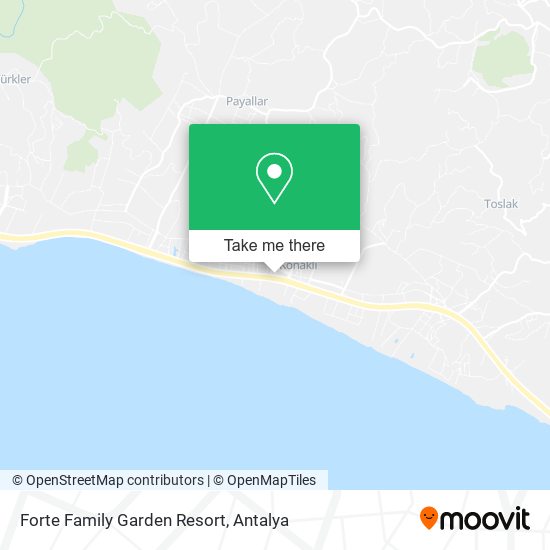 Forte Family Garden Resort map