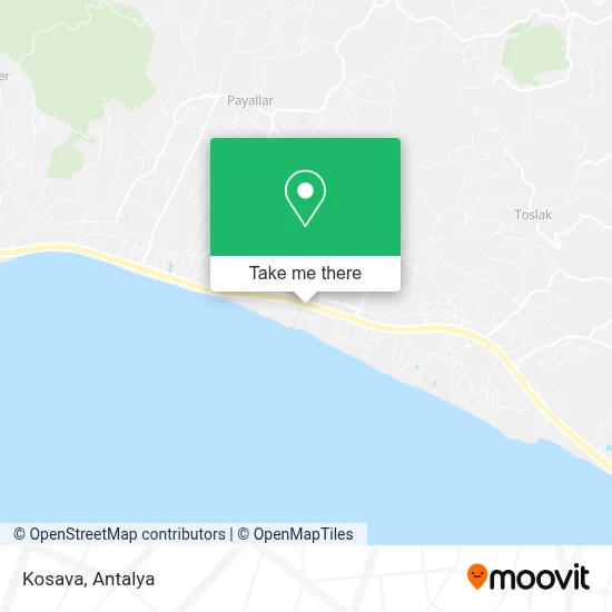 Kosava map