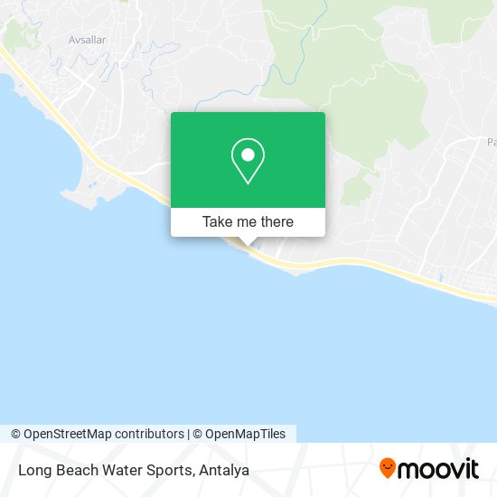 Long Beach Water Sports map