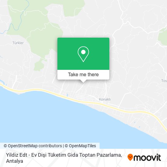 Yildiz Edt - Ev Dişi Tüketim Gida Toptan Pazarlama map