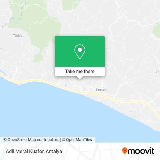 Adil Meral Kuaför map