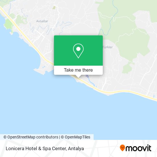 Lonicera Hotel & Spa Center map