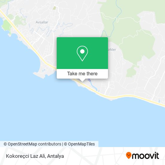 Kokoreçci Laz Ali map
