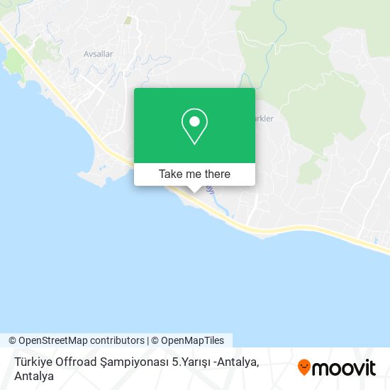 Türkiye Offroad Şampiyonası 5.Yarışı -Antalya map